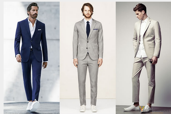 Giầy thể thao – Bộ suit, ai bảo là không đẹp?