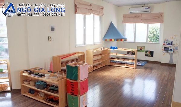 Hoàn thiện nội thất tổng thể cho trường mẫu giáo Montessori HCM