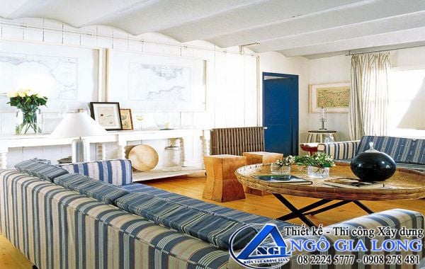 Thiết kế nội thất chung cư phong cách Địa Trung Hải