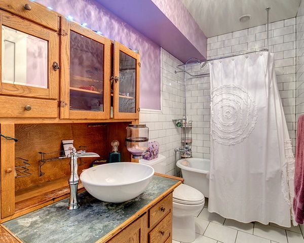 Thiết kế nội thất phòng tắm theo phong cách đồng quê
