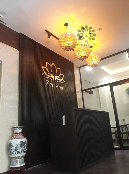 Đèn Gỗ Việt - Dự án đèn gỗ cho Zen Spa Quy Nhơn