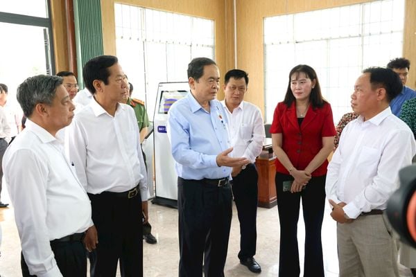 Kiosk lấy số GoodM – Hạ tầng công nghệ trọng điểm tại xã Vị Thủy