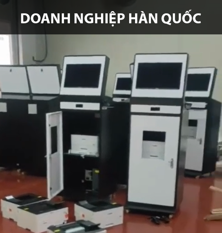 KIOSK PHỤC VỤ SẢN XUẤT CÔNG NGHIỆP CHO NHÀ MÁY HÀN QUỐC