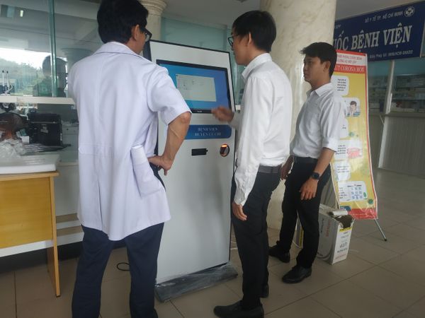 GOODM CUNG CẤP HỆ THỐNG KIOSK TRA CỨU THÔNG TIN CHO BỆNH VIỆN CỦ CHI