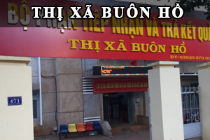 Kiosk Thông tin GoodM! trong hệ thống một cửa điện tử Buôn Hồ
