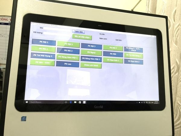 Kiosk đa chức năng trong bệnh viện thông minh