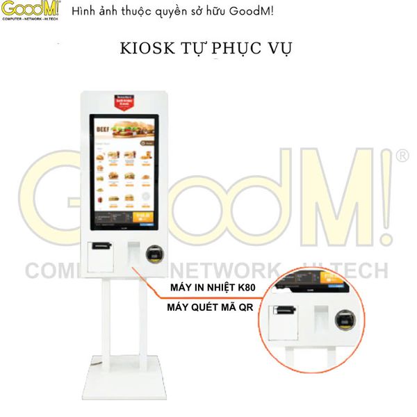 Kiosk tự phục vụ - Giải pháp tối ưu cho thị trường F&B đầy sôi động