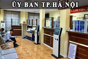Kiosk Thông tin trong hành chính công ở thành phố Hà Nội
