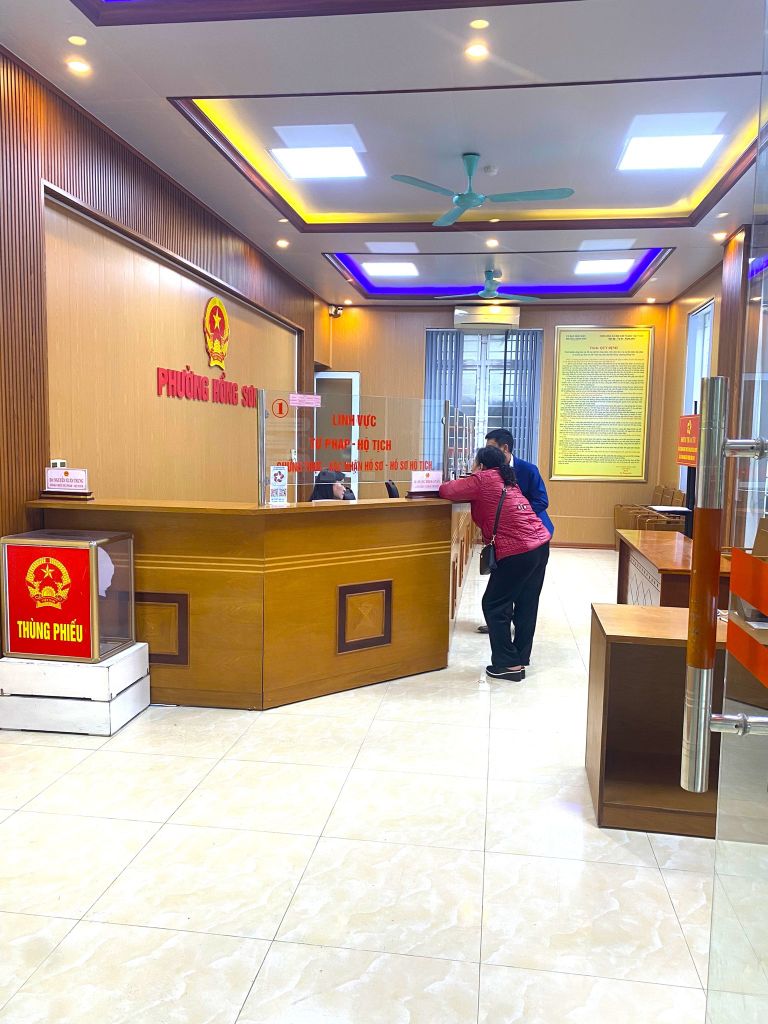 GoodM! Lắp Đặt Triển Khai Thành Công Kiosk Lấy Số Thứ Tự Tại Phường Hồng Sơn