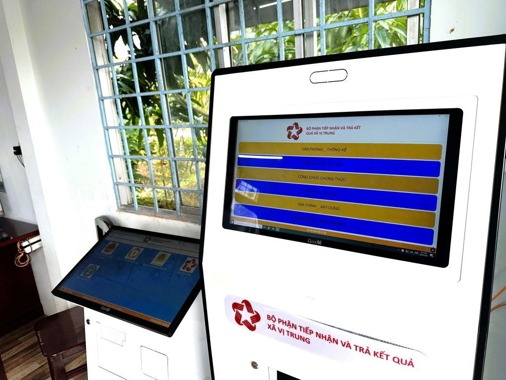 Kiosk xác thực căn cước công dân cho cơ quan công an
