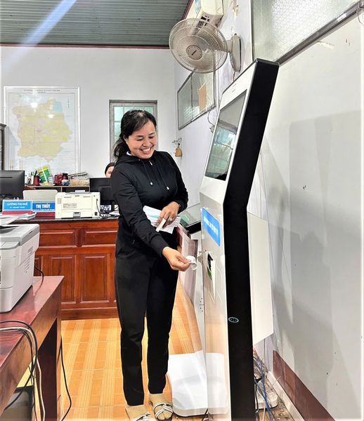 Kiosk đăng ký tự động cho cơ quan hành chính