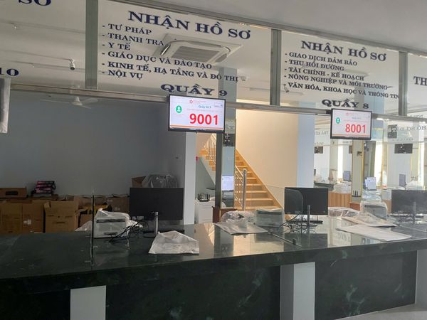 Trung Tâm Hành Chính Công Huyện Cần Đước Triển Khai Hệ Thống Lấy Số Tự Động Một Cửa