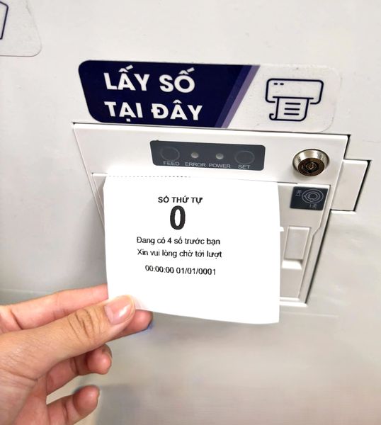 Kiosk lấy số thứ tự và quy trình vận hành