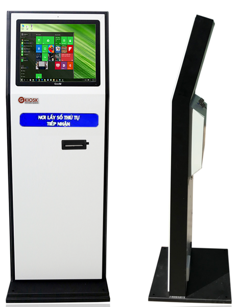 kiosk xếp hàng tự động