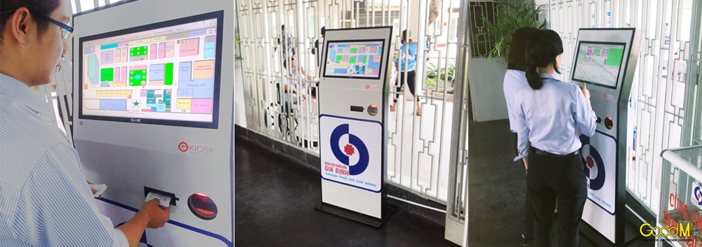 Bệnh Viện Nhân dân Gia Định sử dụng máy Kiosk GoodM