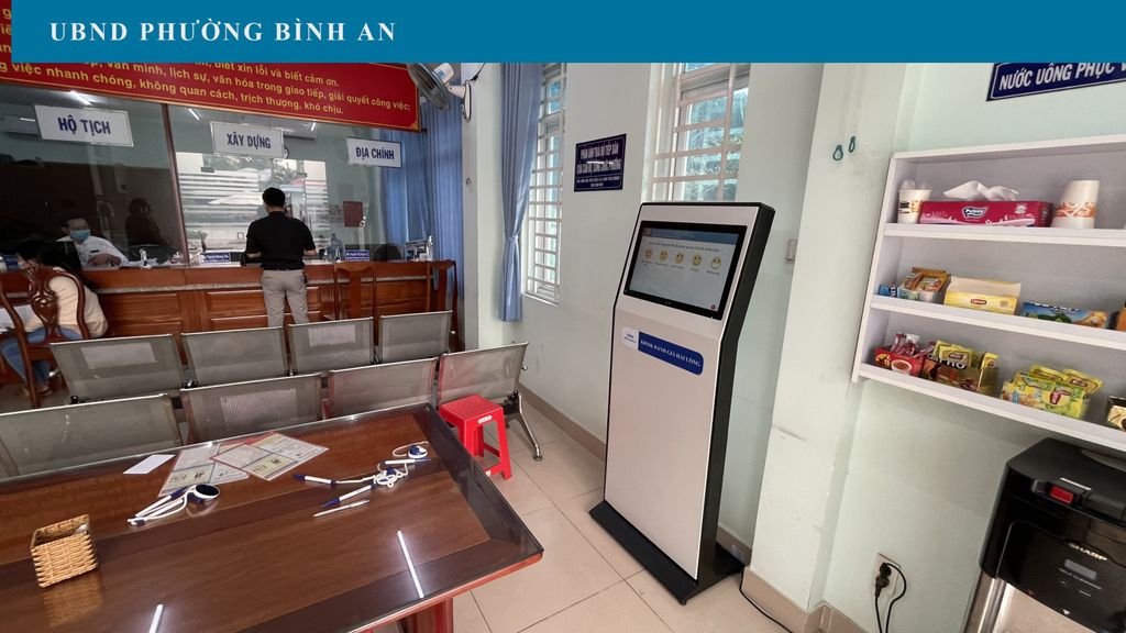 kiosk đánh giá hài lòng