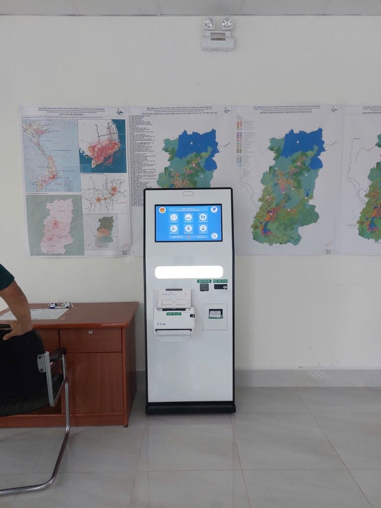 Hình ảnh triển khai sản phẩm kiosk theo đề án C06