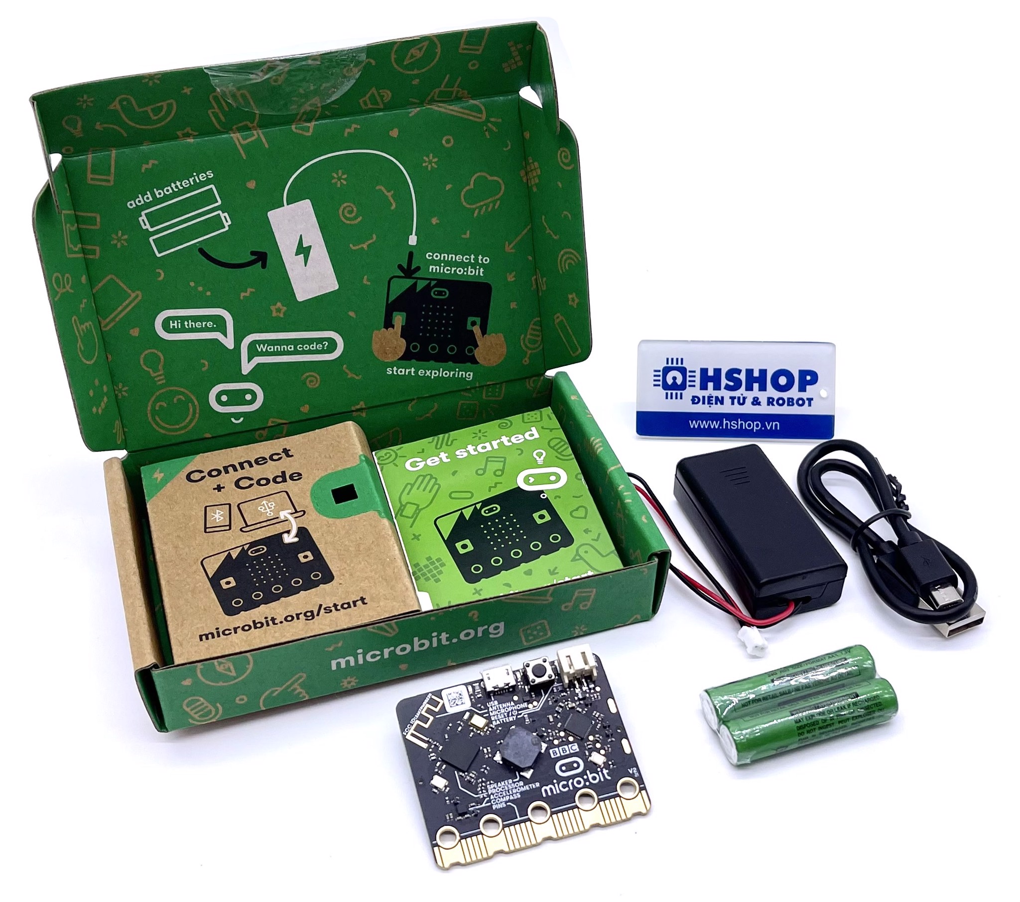 Kit học lập trình STEM cho trẻ em Micro:bit V2 Go