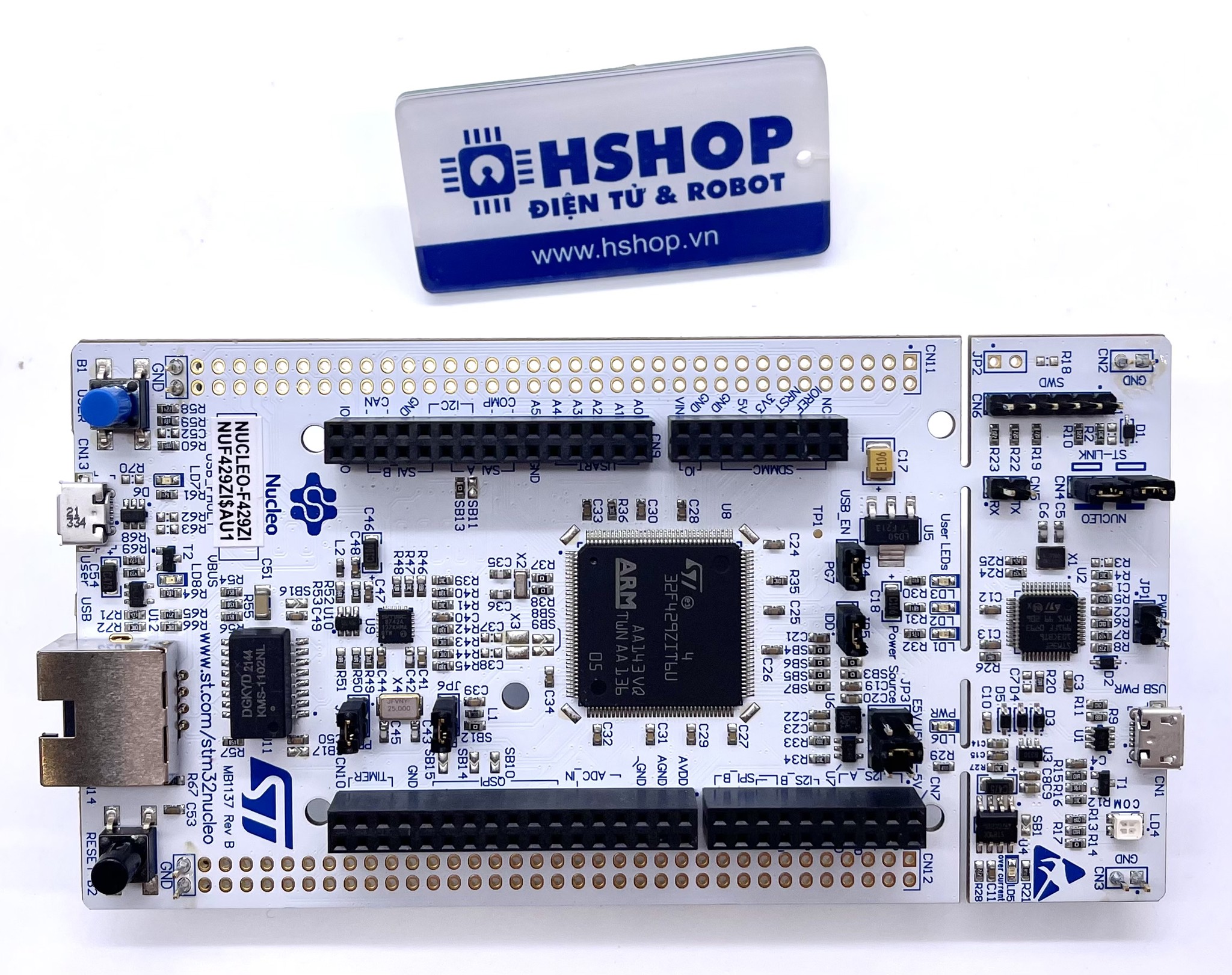 Kit NUCLEO-F429ZI, STM32 Nucleo-144 development board with STM32F429ZI MCU