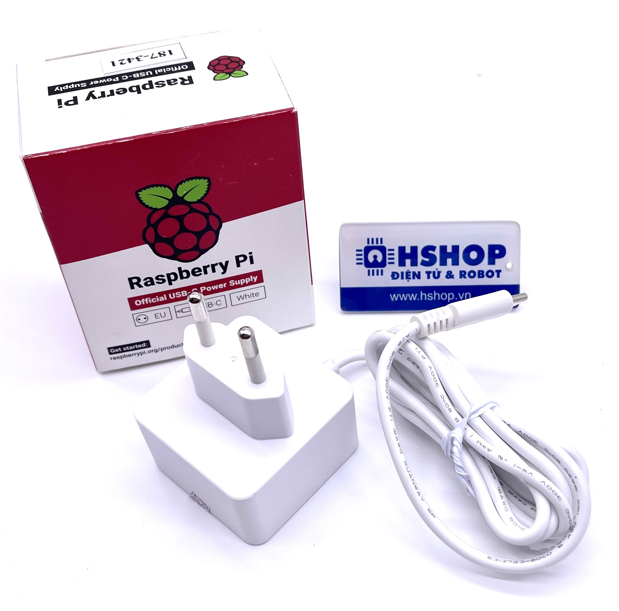 Nguồn Chính Hãng Official Raspberry Pi Power Supply 51vdc 3a Usb C Hshopvn 3476