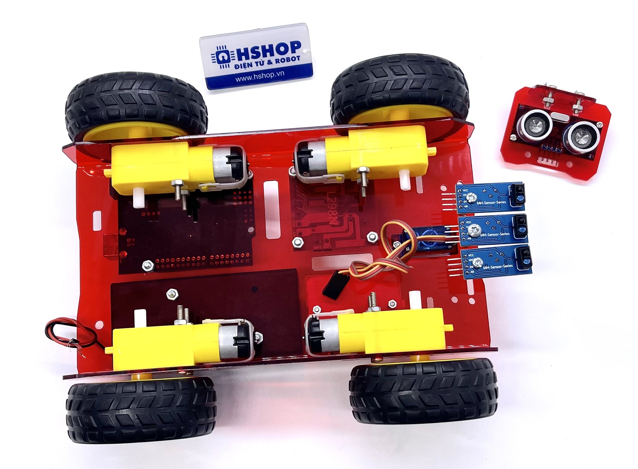 Khung xe Robot Chasiss 4WD Car R1