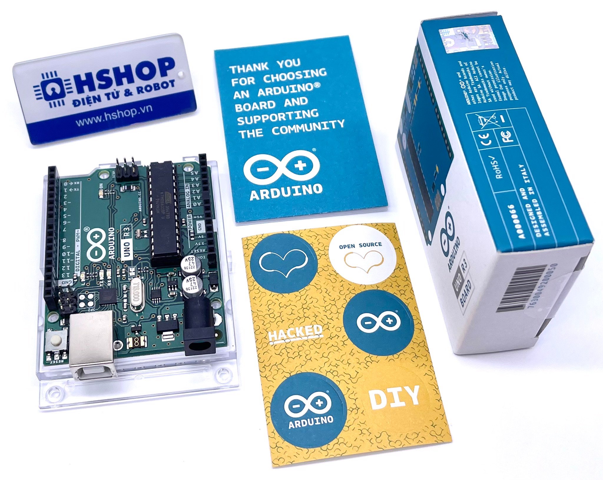 Arduino Uno Rev3 chính hãng (Original - Made in Italy) –