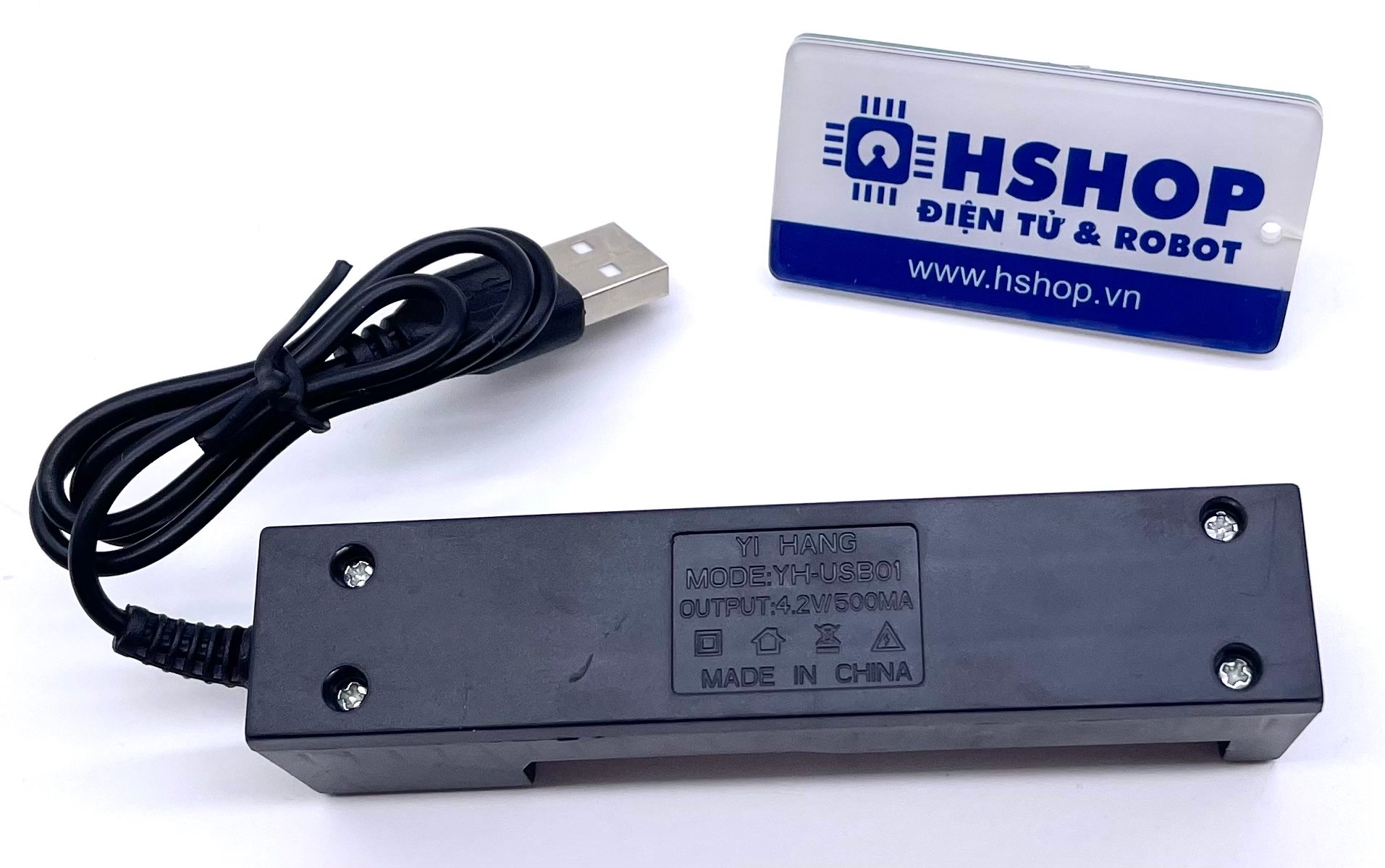 Bộ sạc pin 18650 Li-ion USB Battery Charger YH-USB-01