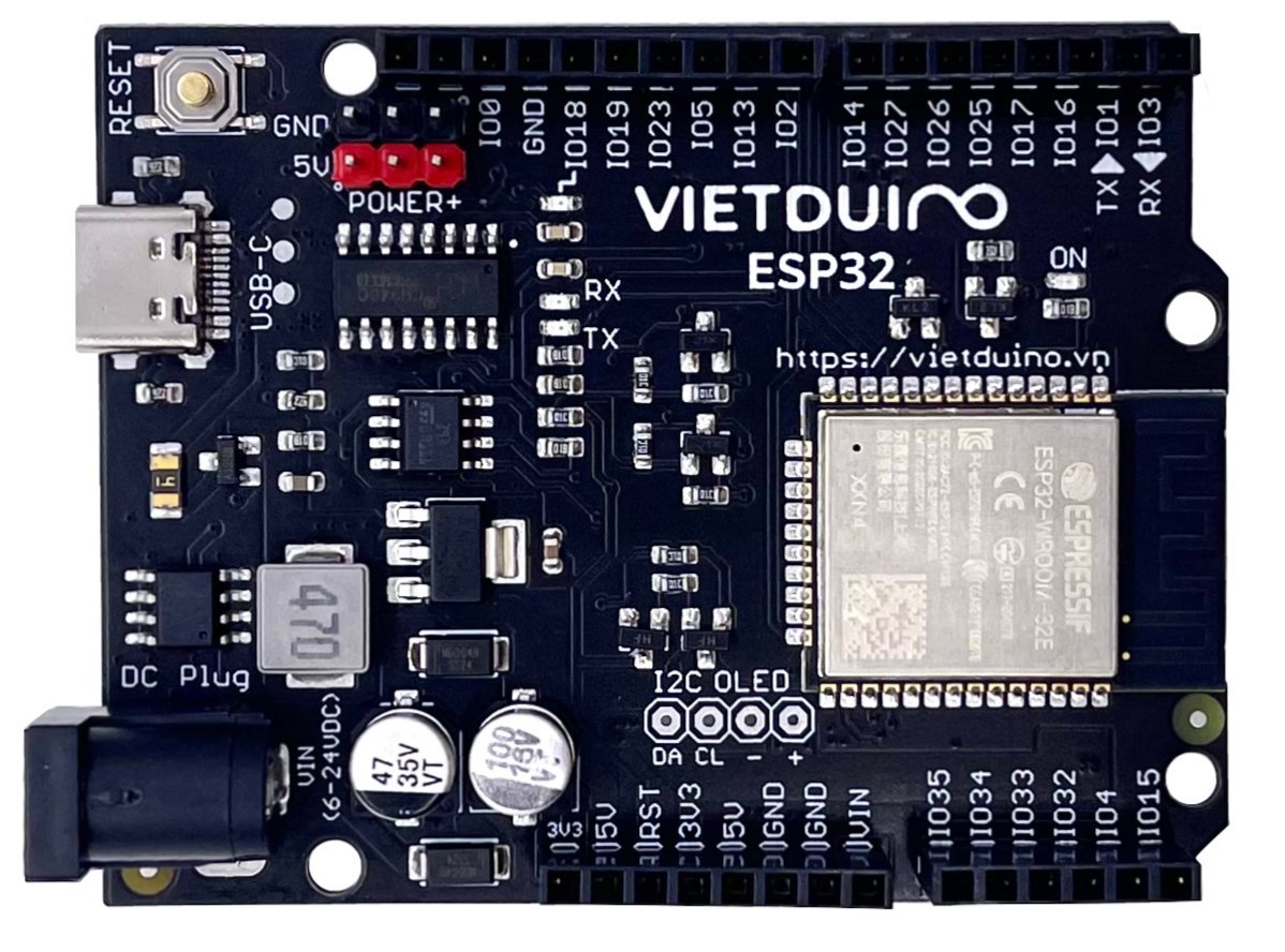 Mạch Vietduino Wifi BLE ESP32 (Arduino Compatible)