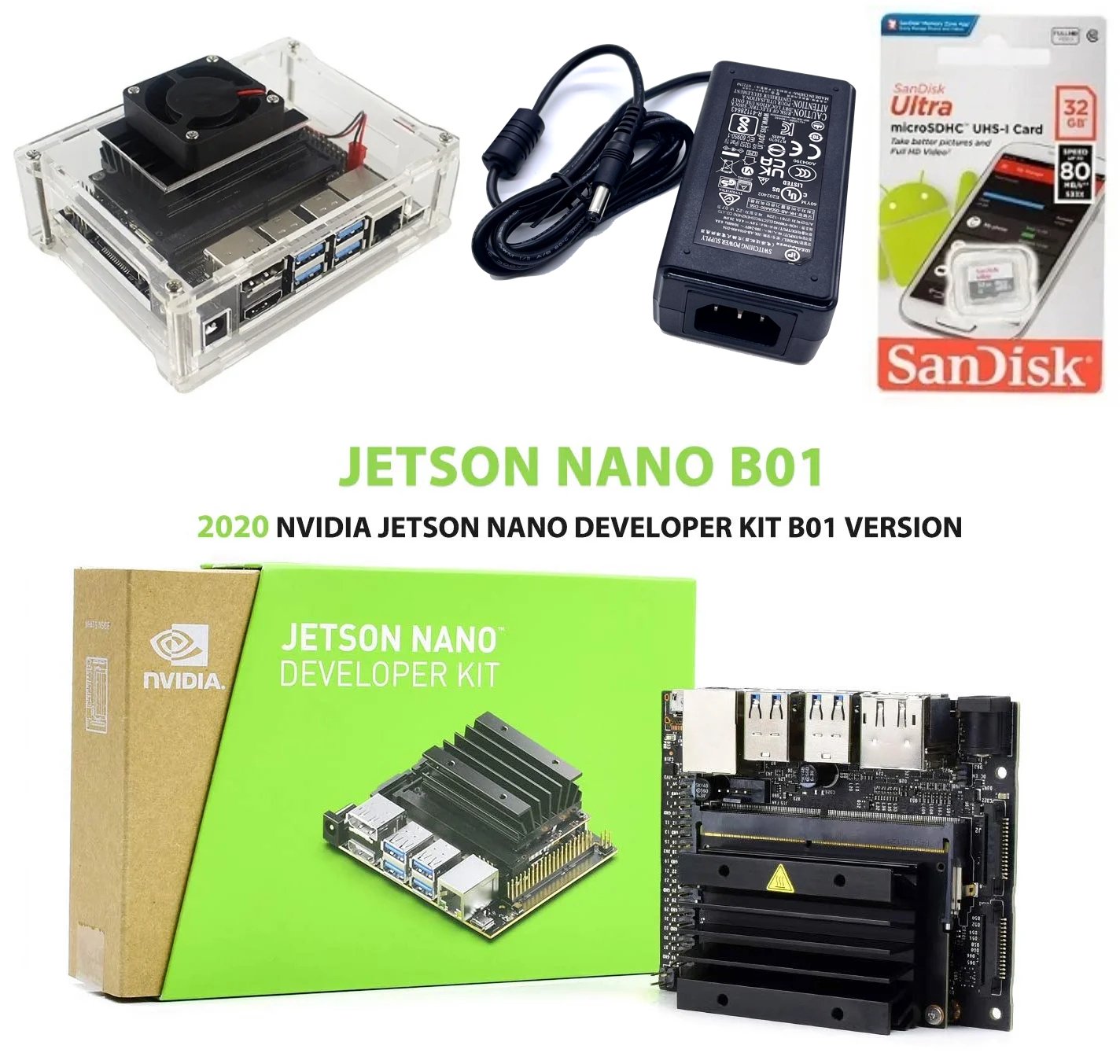 Combo NVIDIA Jetson Nano Developer Kit B01 cơ bản