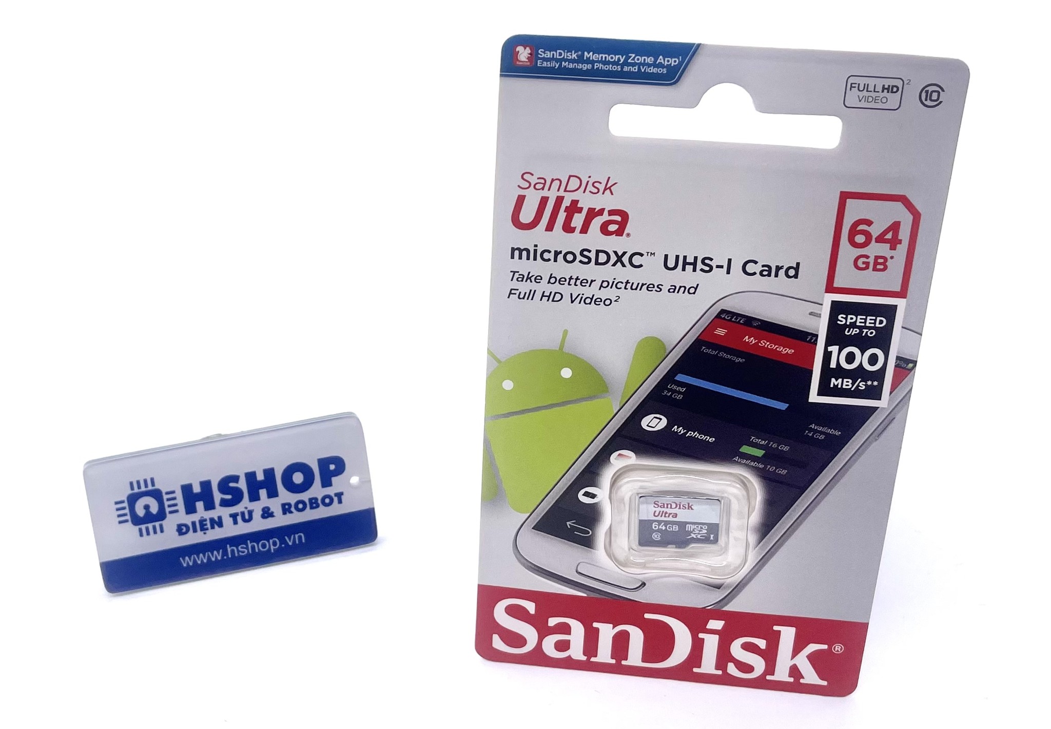 Thẻ nhớ SanDisk MicroSDXC Class 10 UHS-I 100MB/s 64GB