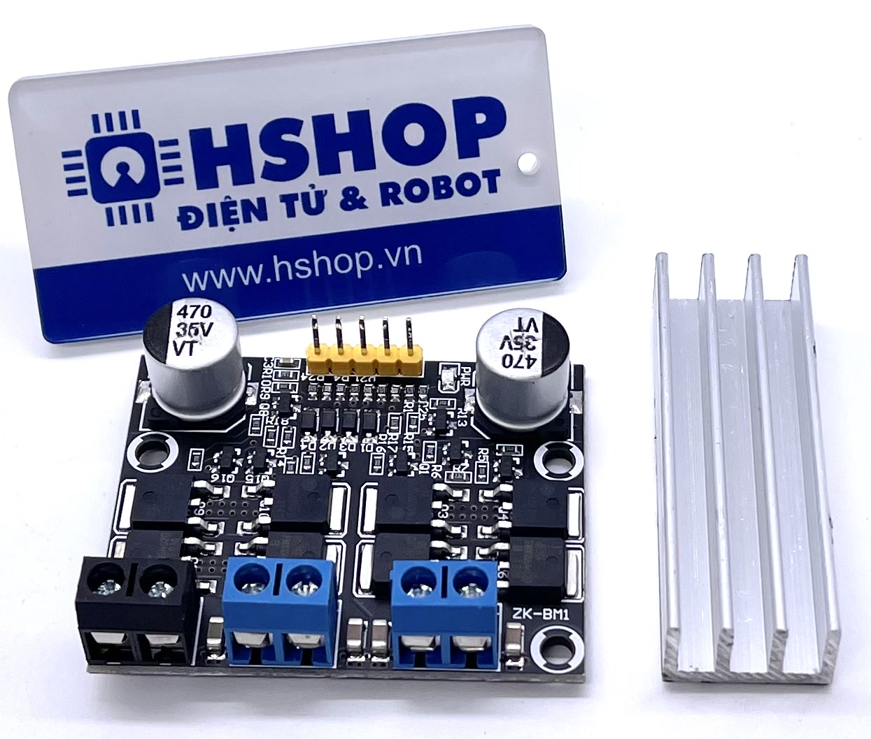 Mạch điều khiển động cơ ZK-BM1 MOSFET DC Motor Driver 10A