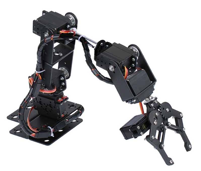 Khung cánh tay máy ARM Robot 6 DoF kim loại (không bao gồm động cơ RC Servo)