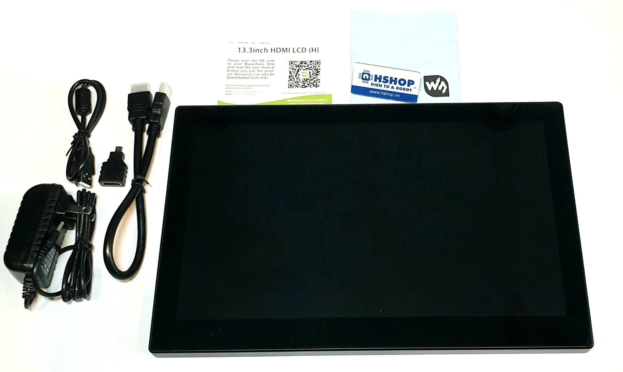 Màn hình Waveshare 13.3 inch HDMI Capacitive Touch Screen LCD (H) with Case V2