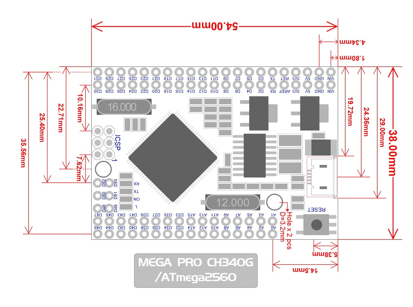 arduino mega 2560 pin out schematic