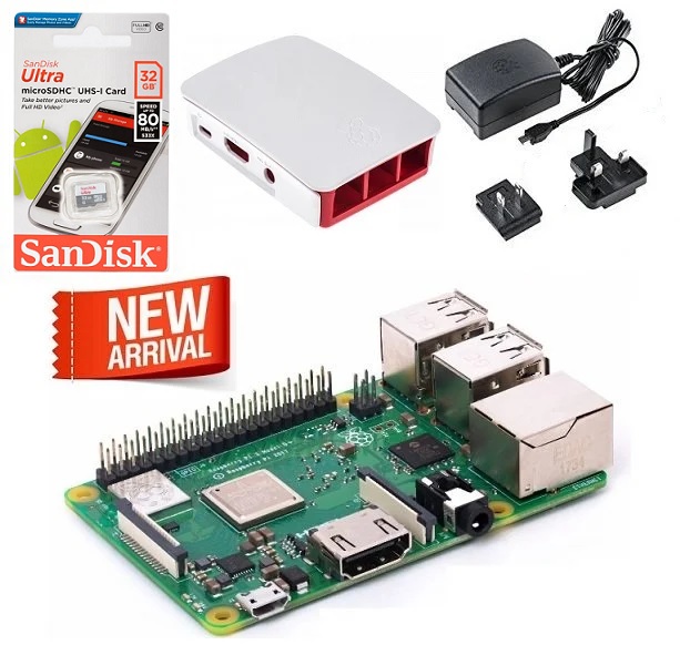 Combo Raspberry Pi 3 Model B+ chính hãng
