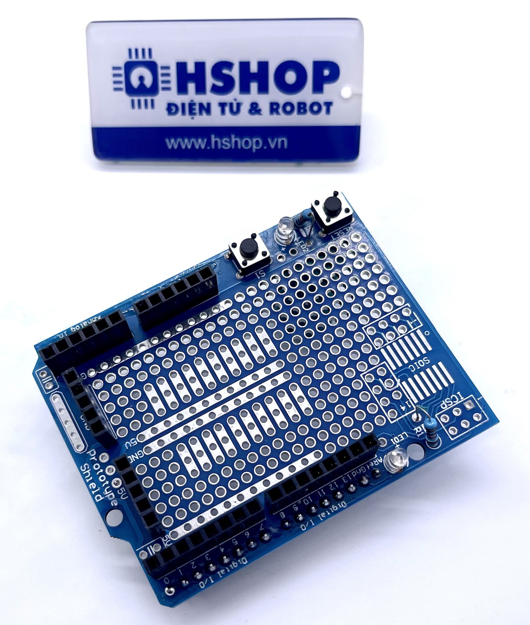 Mạch Proto Shield Uno (Arduino Compatible)