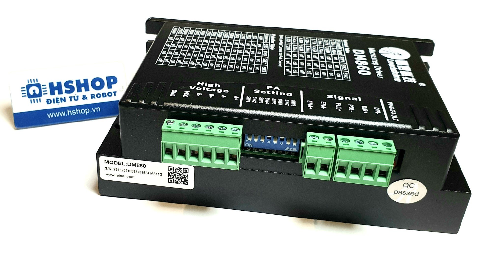 Driver điều khiển động cơ bước Leadshine DM860 (MA860H Upgrade)