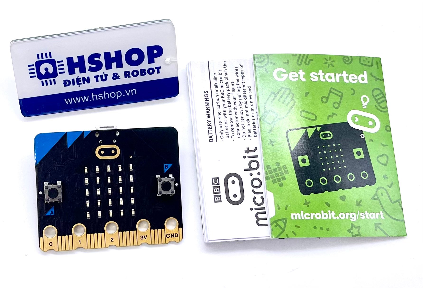 Mạch học lập trình STEM cho trẻ em Micro:bit V2