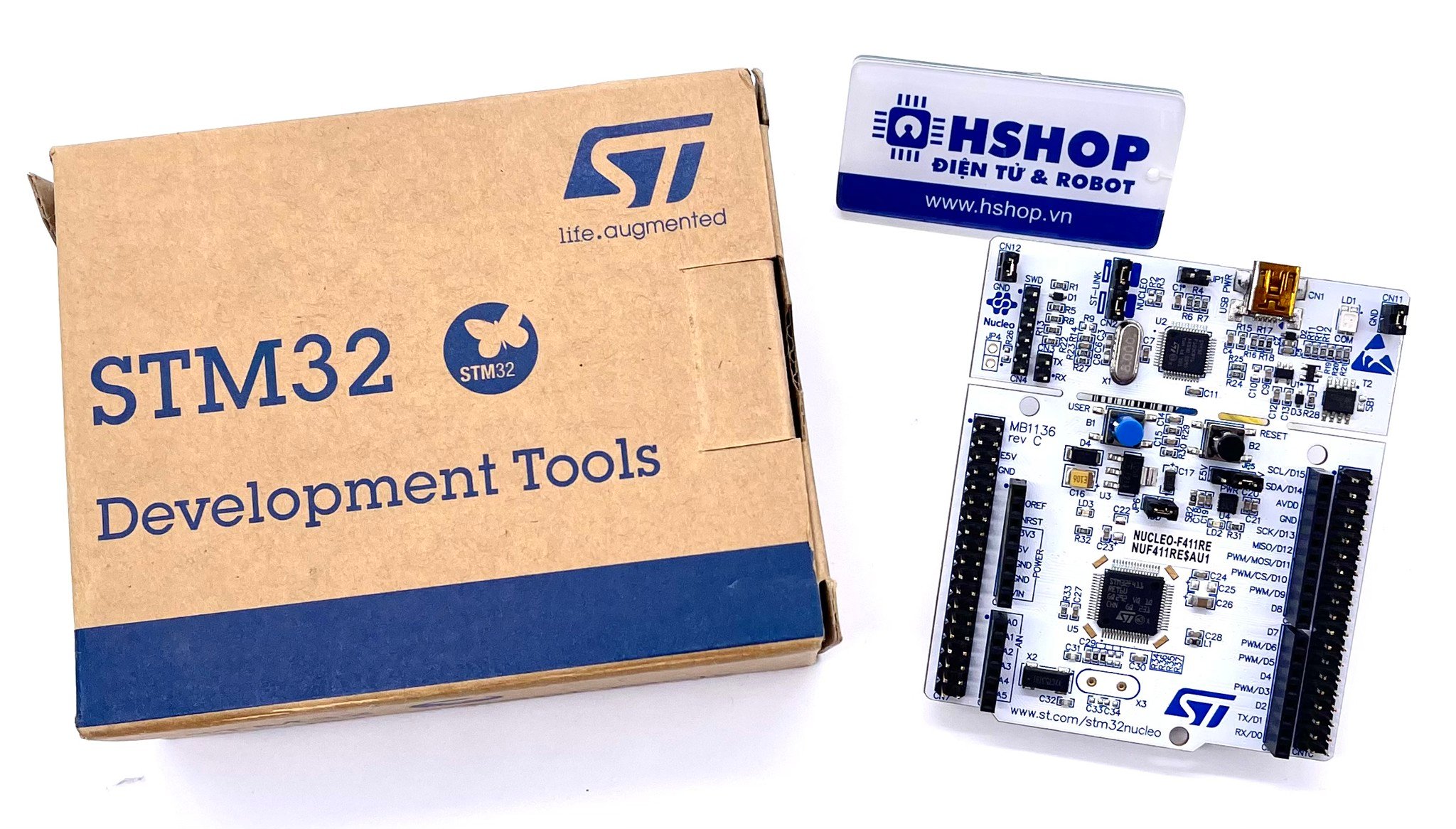 Kit NUCLEO-F411RE, STM32 Nucleo-64 development board with STM32F411RE MCU