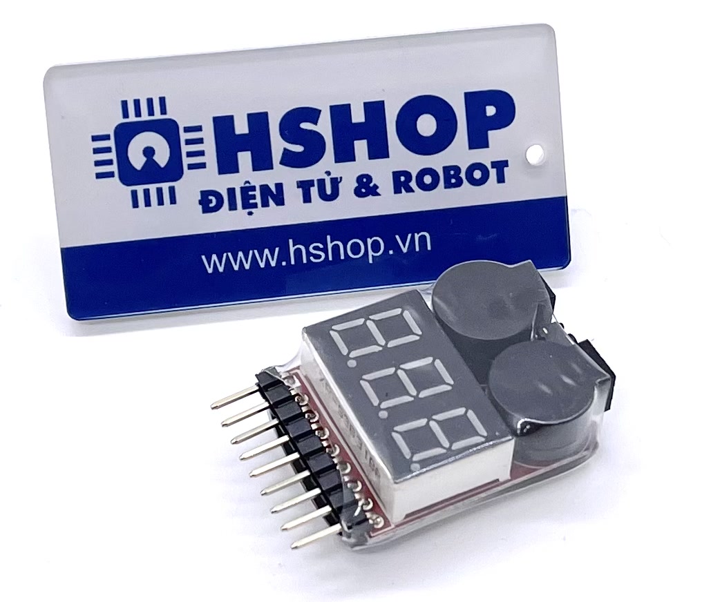 Mạch kiểm tra pin 1-8s Lipo Battery Voltage Tester