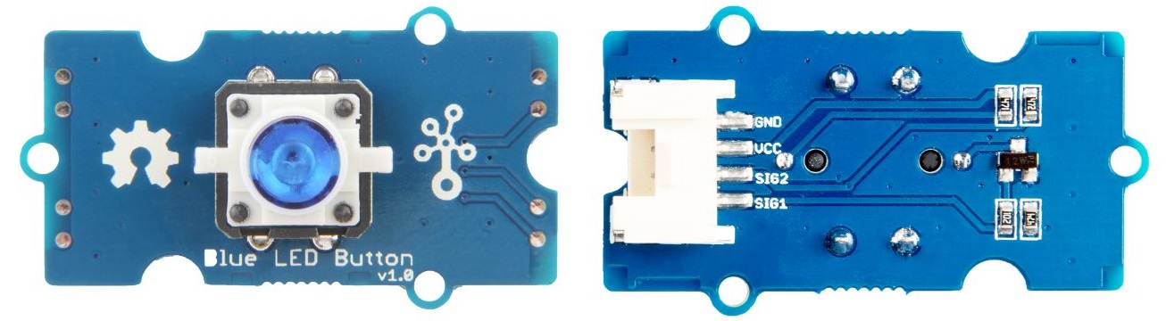 Grove - Blue LED Button (Nút nhấn tích hợp đèn Led)