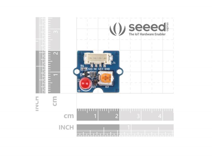 Grove - Red LED (Led màu đỏ)