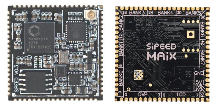 Sipeed Maix M1W K210 RISC-V + Wifi ESP8285 AloT Module