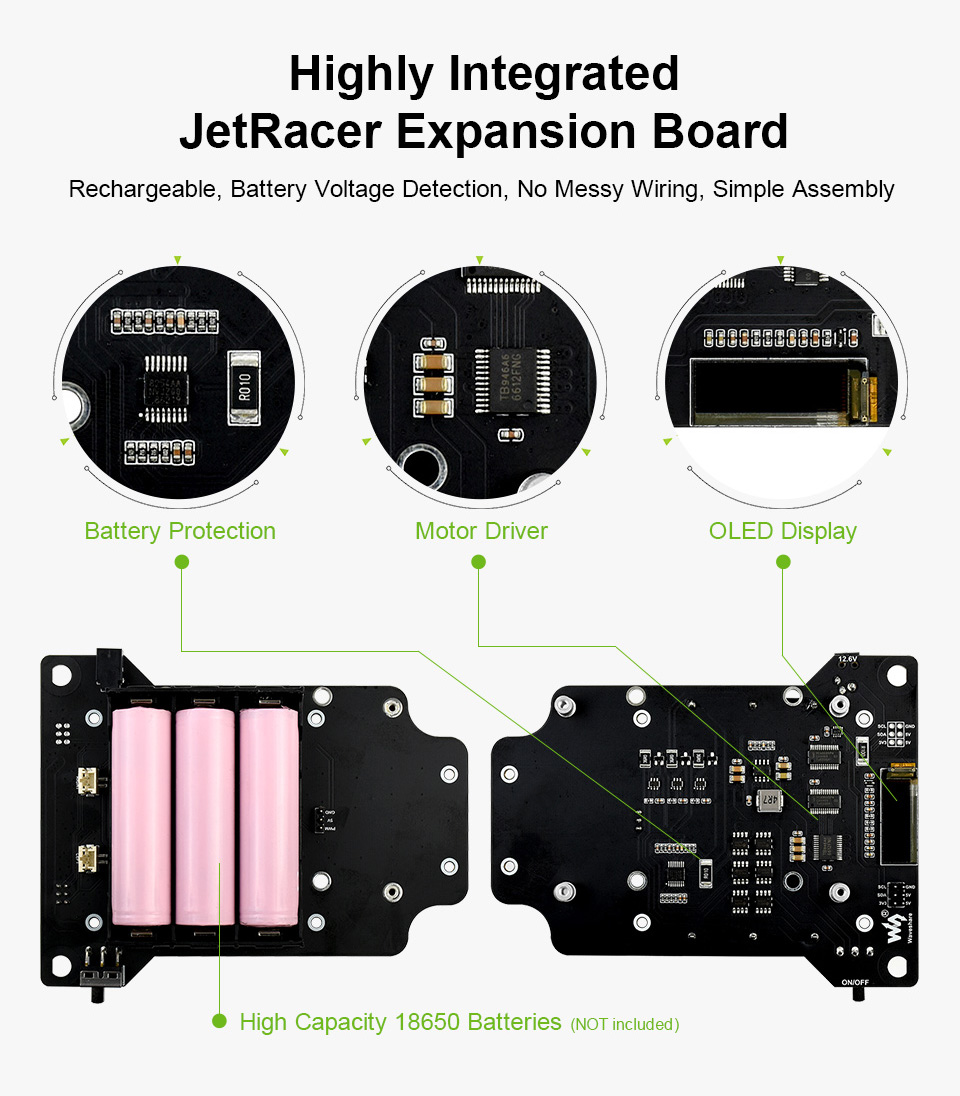 JetRacer AI Kit, AI Racing Robot Powered by Jetson Nano