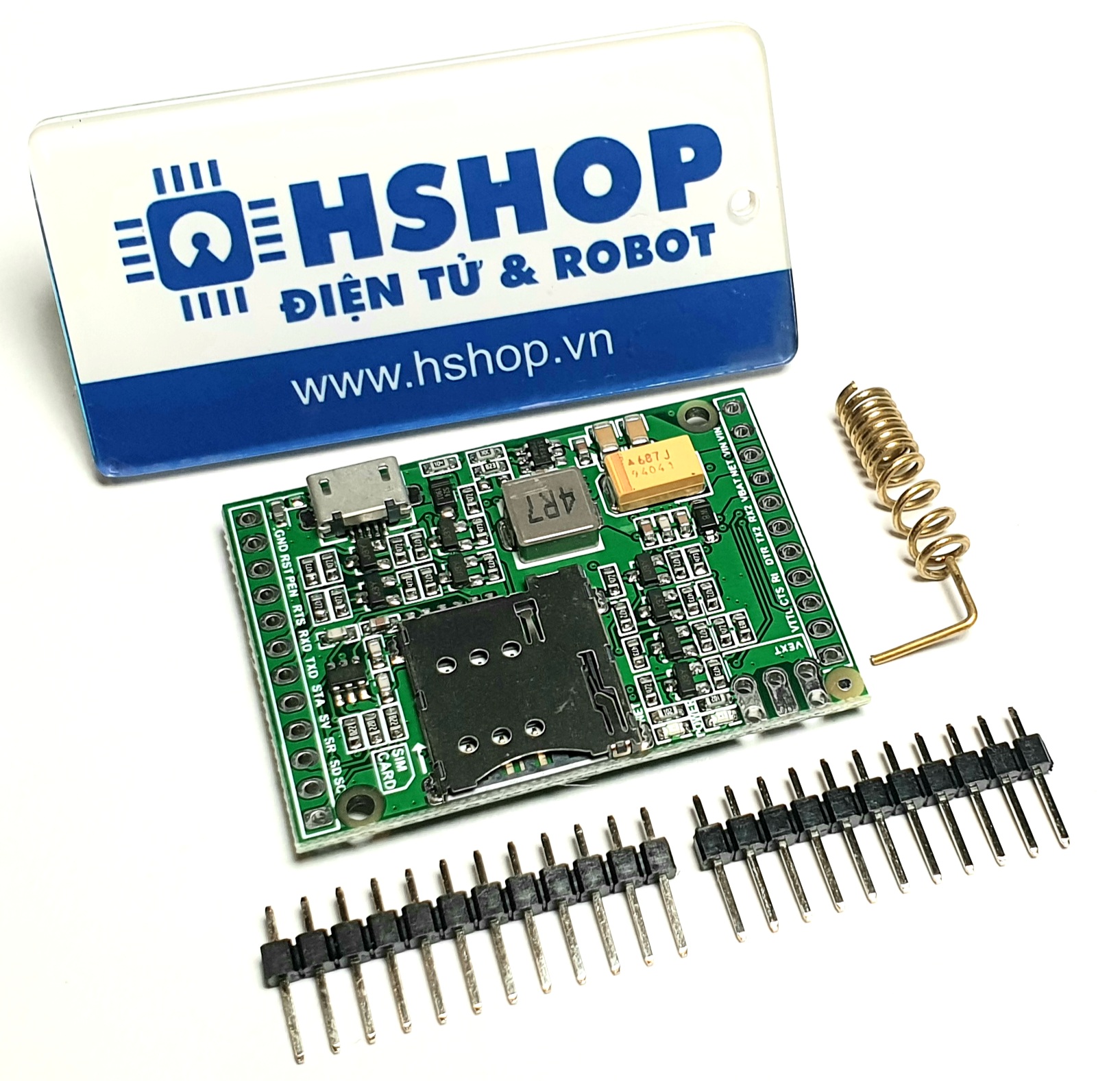 Mạch GSM GPRS GPS SIM868 tích hợp nguồn xung và IC đệm