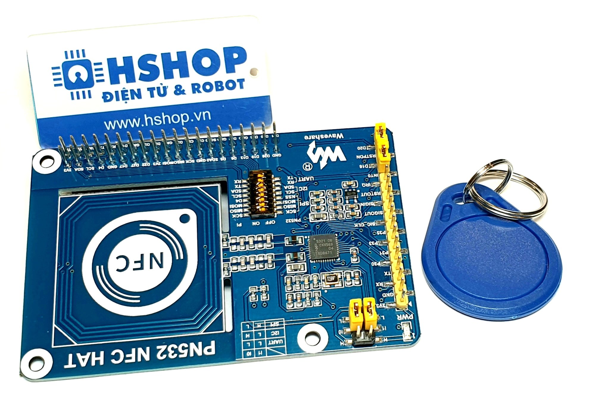 Mạch Waveshare PN532 NFC HAT for Raspberry Pi