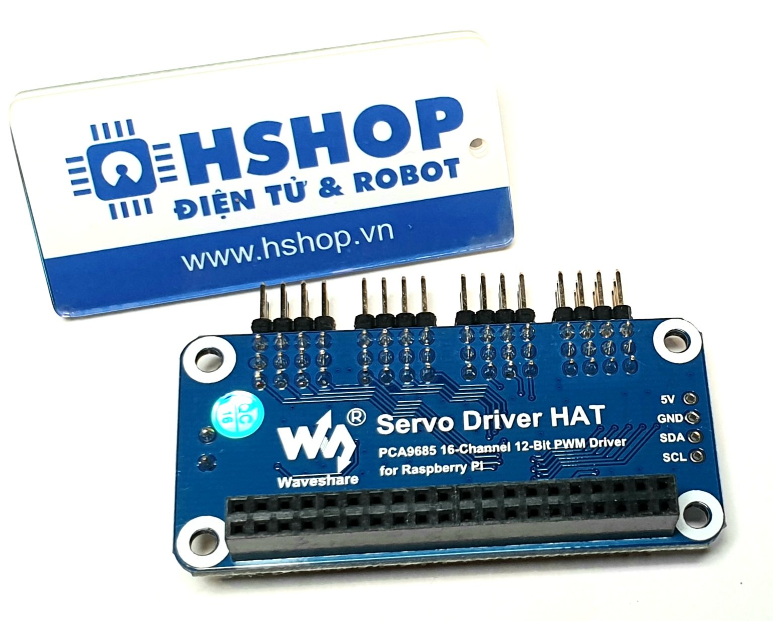 Mạch Waveshare Servo Driver HAT (B) for Raspberry Pi