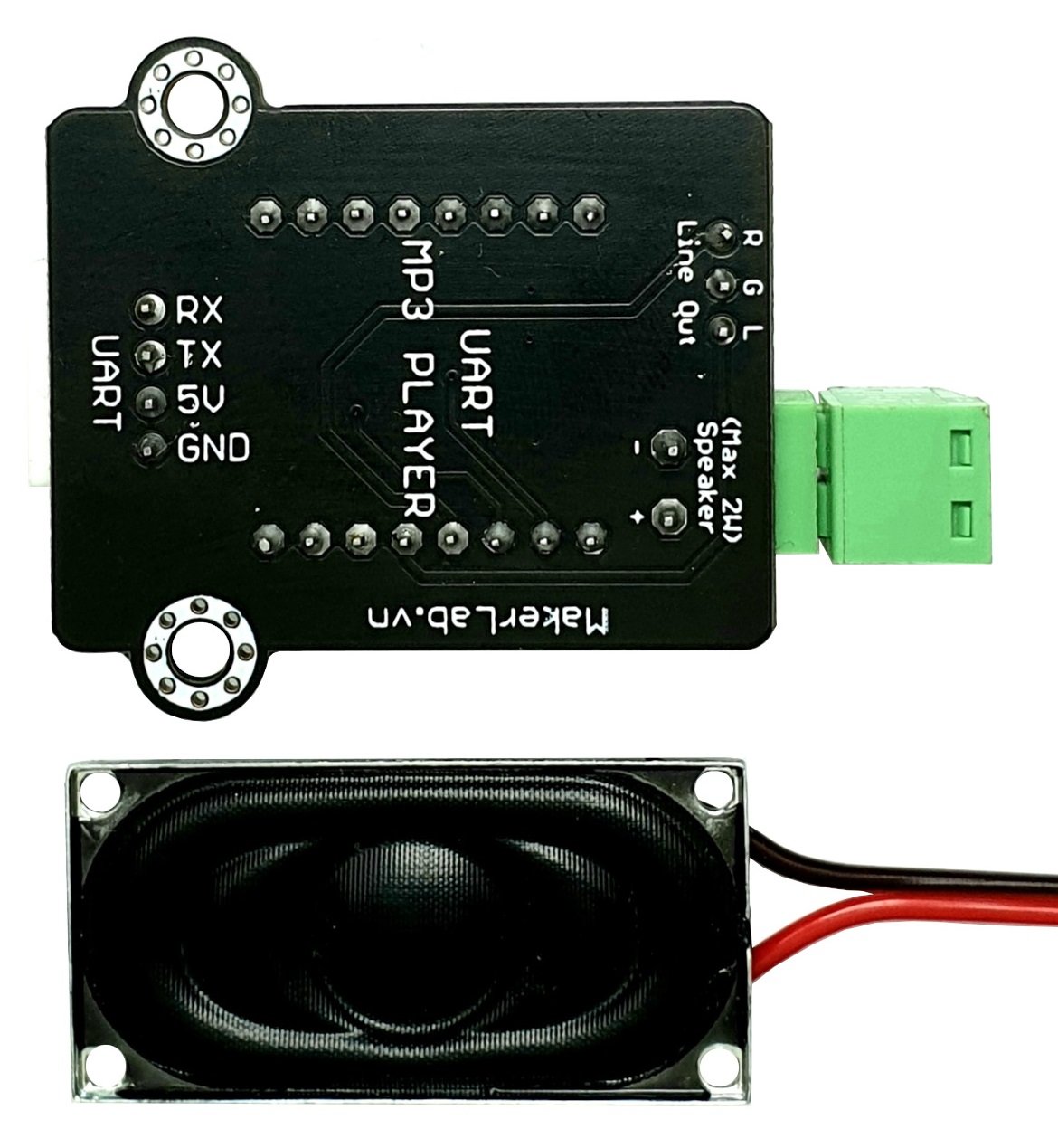 Mạch phát âm thanh MKE-M11 UART control MP3 Player module