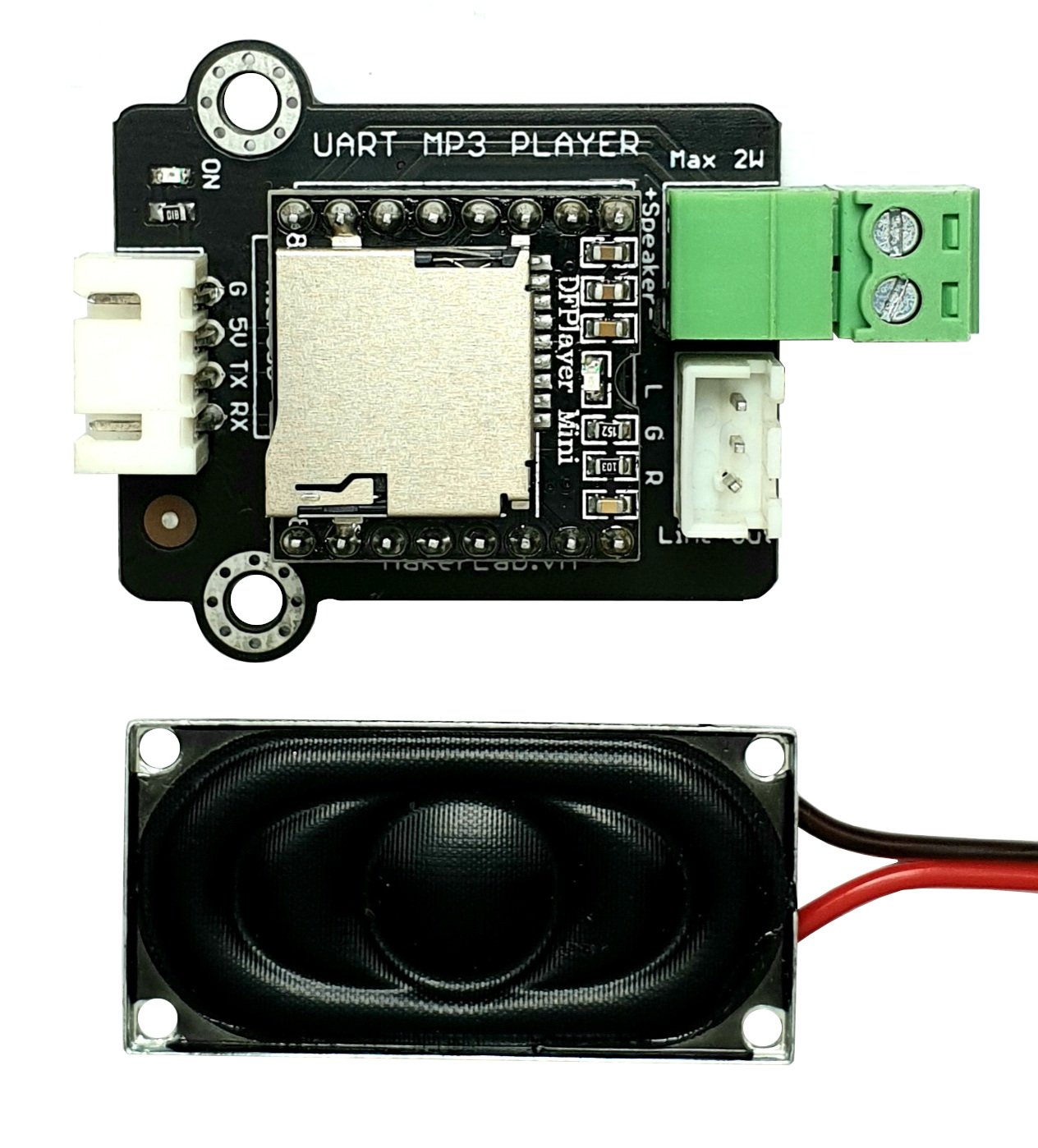 Mạch phát âm thanh MKE-M11 UART control MP3 Player module