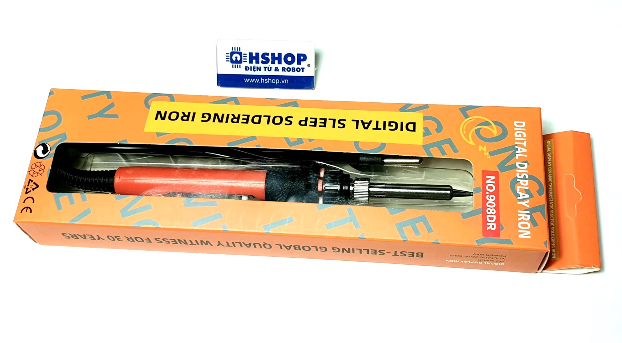Mỏ hàn điều chỉnh nhiệt màn hình LCD 908DR 80W